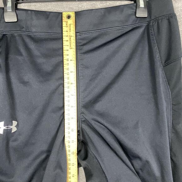 Under Armour Pants Mens XL Black ColdGear Fitted Running Training Joggers - Picture 14 of 16